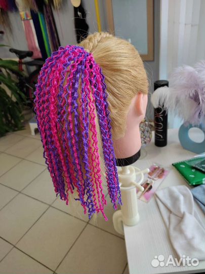 Афрорезинки, украшения для волос