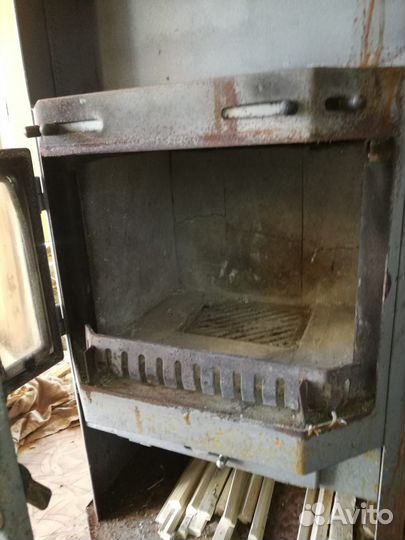 Чугунная печь камин бу