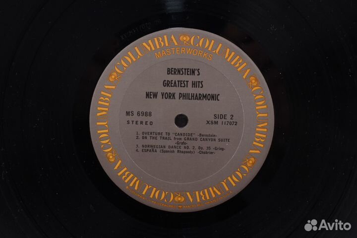 Bernstein's Greatest Hits LP Columbia 1982 USA