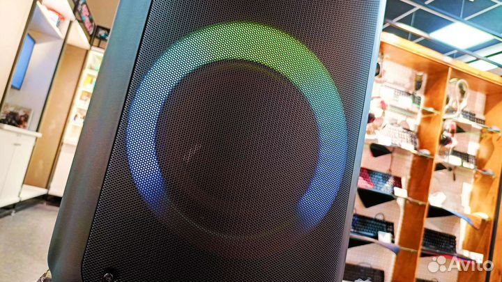 Блютуз колонка большая 60Вт с микрофоном и радио