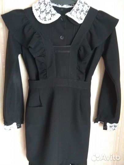 Школьный фартук чёрный 1-3 класс