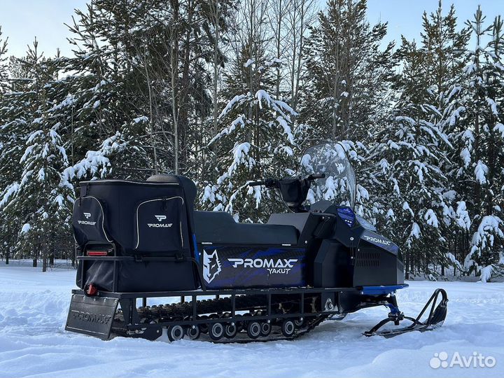 Снегоход promax yakut 2.0 500 4T 15 black and blue
