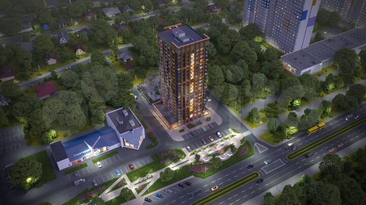 2-к. квартира, 73,8 м², 3/21 эт.