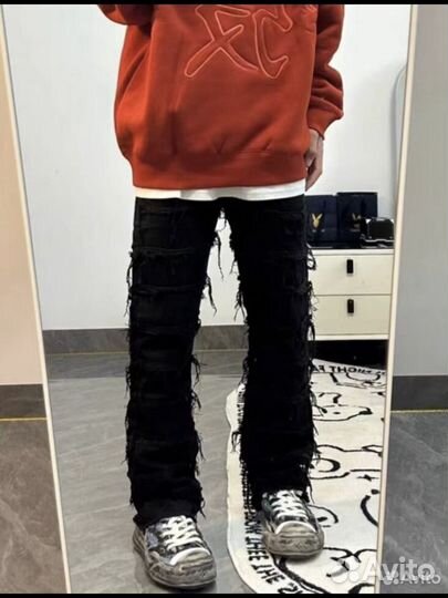 Джинсы Rick owens drugonit y2k distress