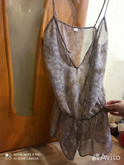 Прозрачный пижамный комбинезон женский