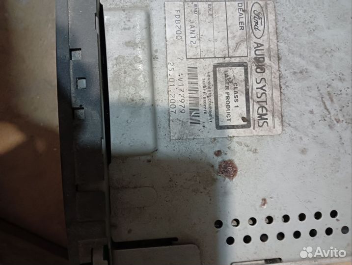 Аудиомагнитола ford fusion