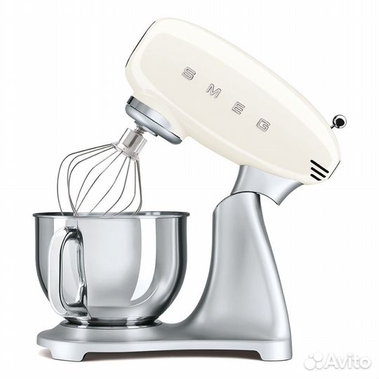 Миксер планетарный Smeg SMF02, кремовый