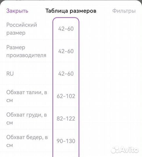 Фартук рабочий. Размер 48-60
