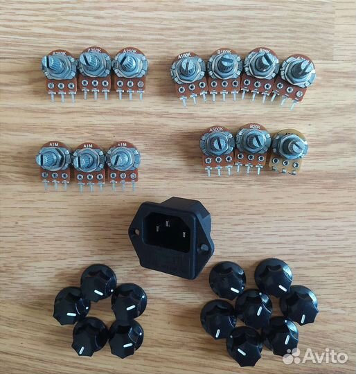 Потенциометры Alpha+ручки