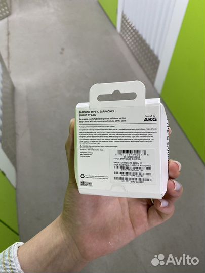 Наушники Samsung Type-C earphone black