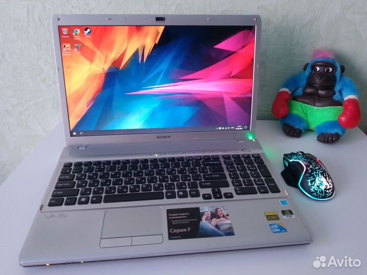 Новый игровой 8 гиговый Sony с Full HD и Intel i5