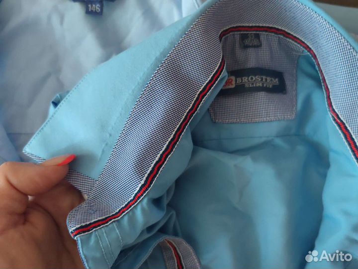 Рубашки школьные 3 шт 140 -146 р-р