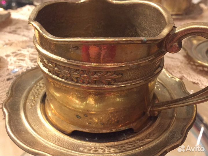 Бронзовый подстаканник