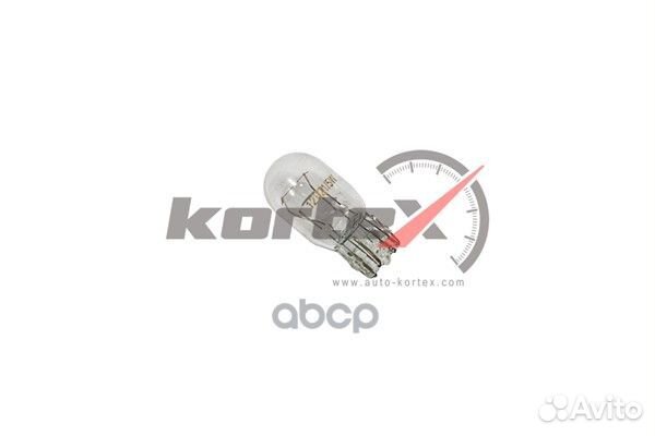 Лампа kortex галогеновая W21/5W W3x16Q 21W KBA1065