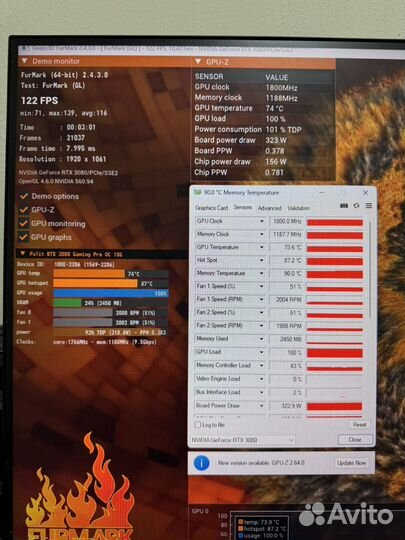 Palit Rtx 3080 gaming pro без подсветки
