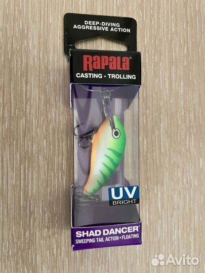 Воблер rapala Shad Dancer 04