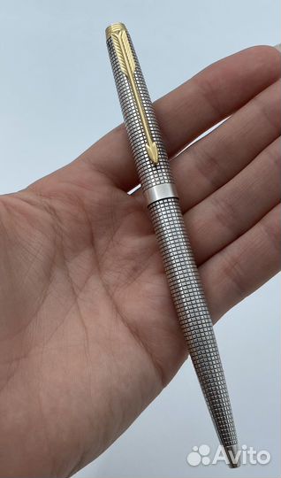 Ручка шариковая Parker USA серебро 925 1964 год