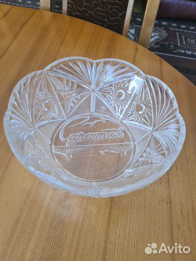 Хрустальная ваза