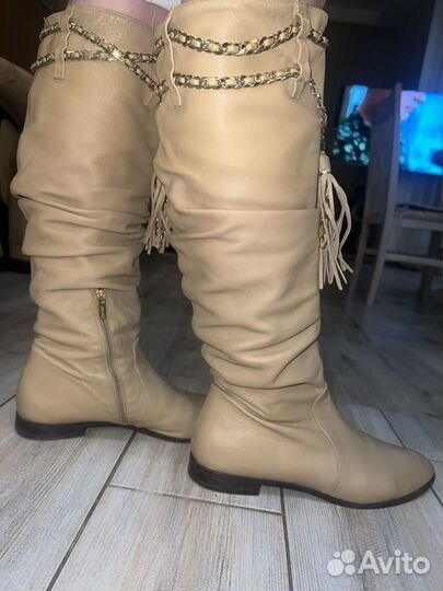 Сапоги женские натуральная кожа 38 р