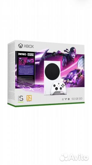 Microsoft Xbox Series S 512 гб SSD, Fortnite