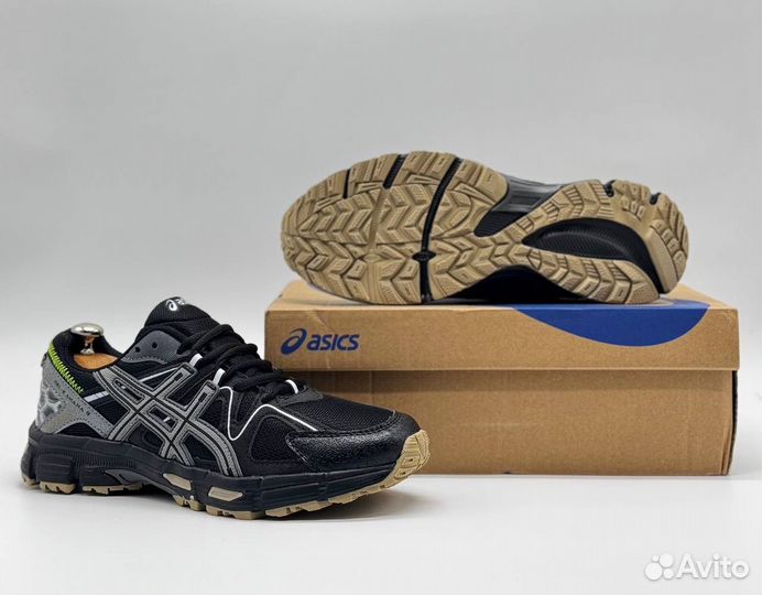 Мужские черные кроссовки Asics весенние 41-46р