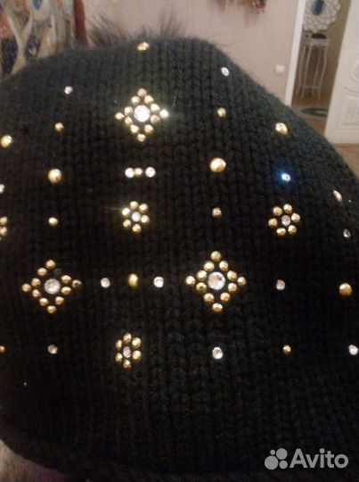 Шапка женская Италия из мериноса