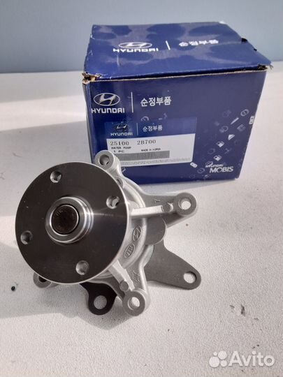 Насос водяной (помпа) Kia Rio 4 Hyundai Solaris 2