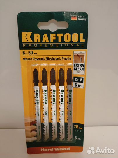 Пилки для лобзика Kraftool 6-60мм