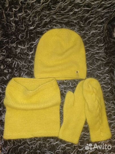 Шапка бини из пуха норки