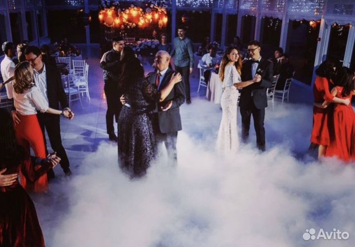 Тяжелый дым,фонтаны,фейерверки