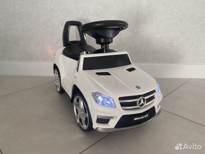 Машина-каталка Толокар Mercedes-Benz белый