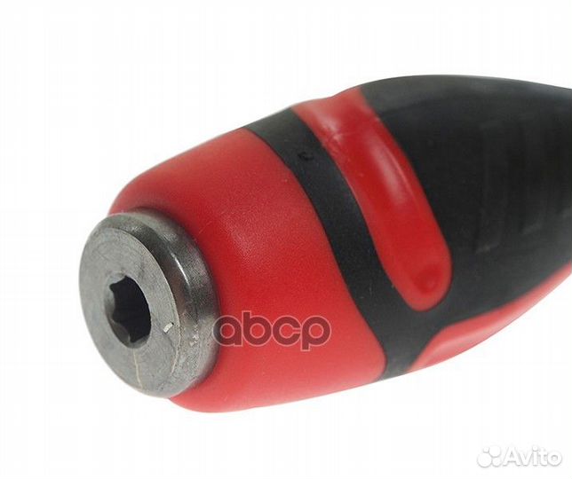 Отвертка крестовая усиленная со сквозным стержнем