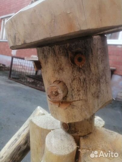 Оформление из дерева терр дет садов или шк