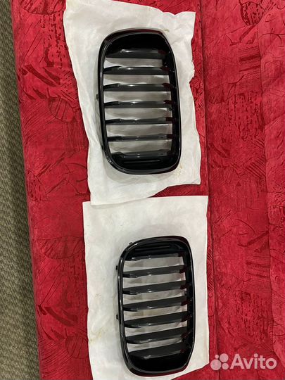 Решетка бампера BMW G 01, ноздри
