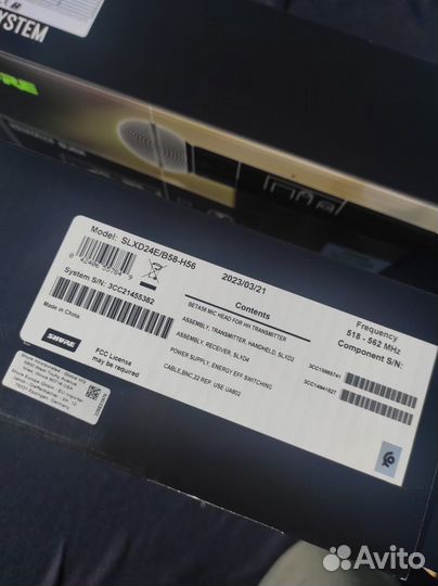 Микрофон Shure slxd24E/B58-H56