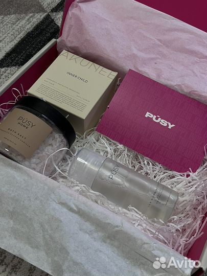 Подарочный бокс набор для девушки pusy akunee