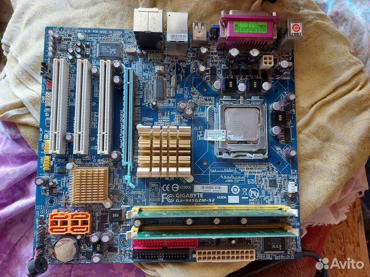 Материнская плата 775 gigabyte GA-945GZM-S2