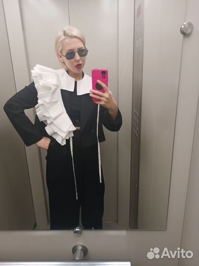 Манишка с волнами в стиле Pollyhey