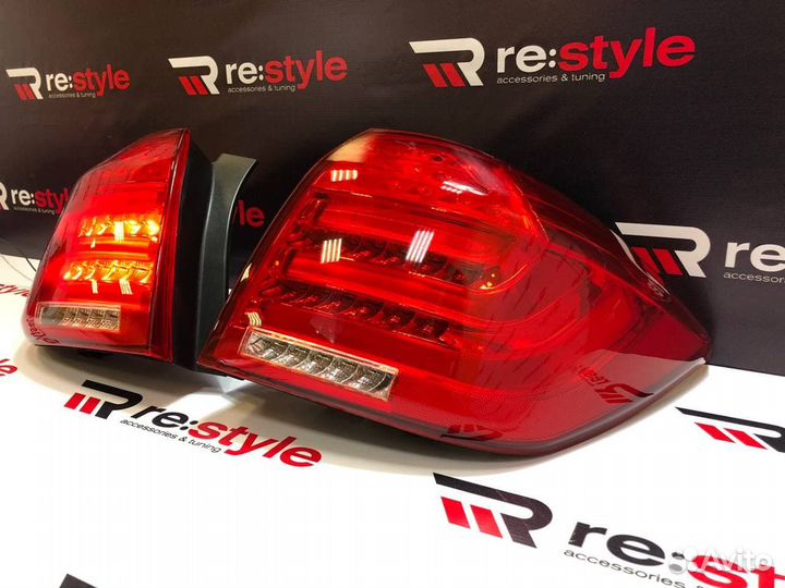 Стопы Highlander (XU40) 09-13г Led Красные