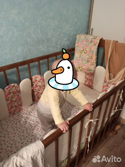 Детская кроватка-качалка