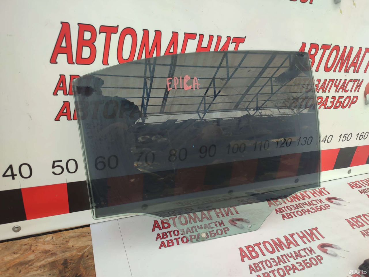 Стекло заднее правое Шевроле Эпика