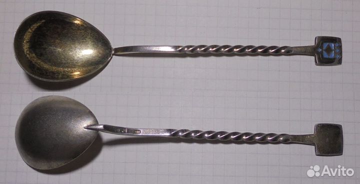 Ложка чайная серебро 916 пробы