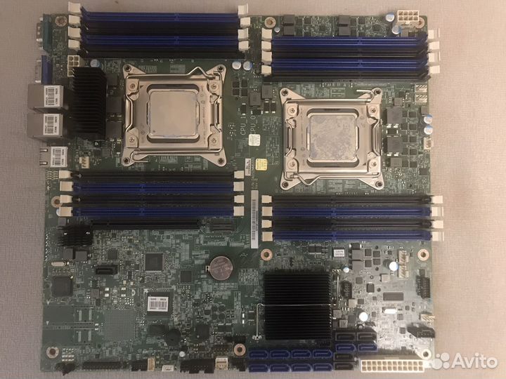 Материнская плата серверная с двумя xeon E5-2620