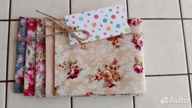 Набор N13 тканей для рукоделия 5 шт.38*48 хлопок