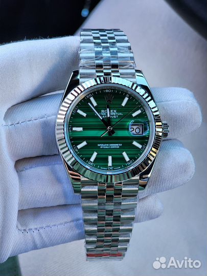 Часы Rolex Datejust 41 green dial 126300