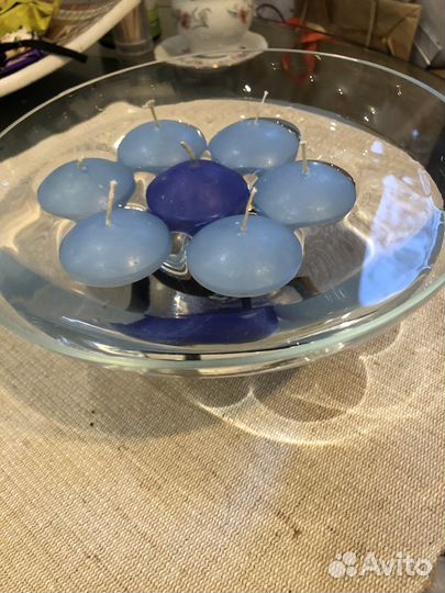 Ваза с плавающими свечами. Икея