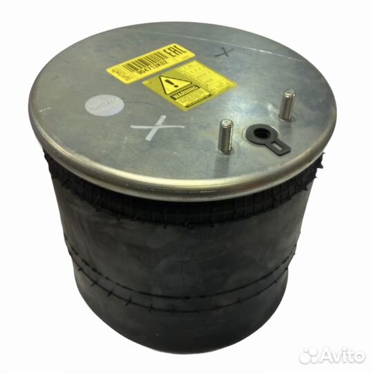 Пневмоподушка со стаканом 2 шп. M10 смещ. 84 1 от