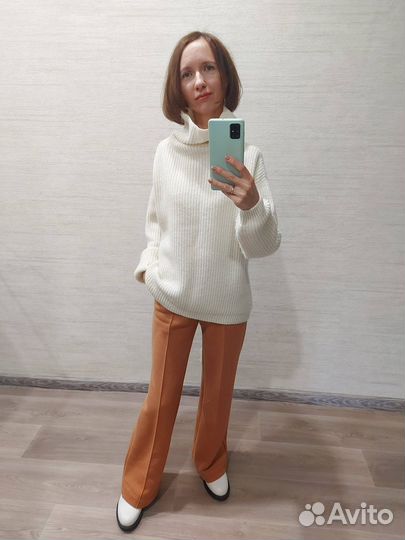 Косынка вязаная из пуха норки