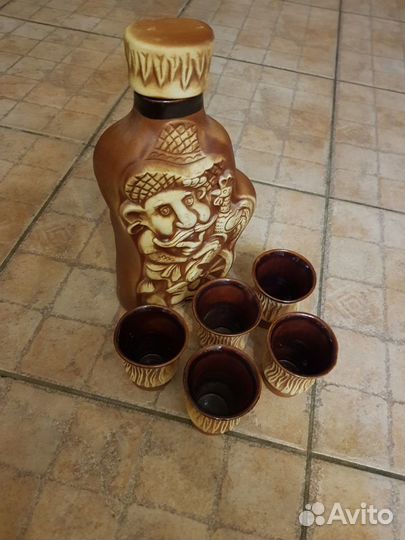 Керамический набор для вина, водки