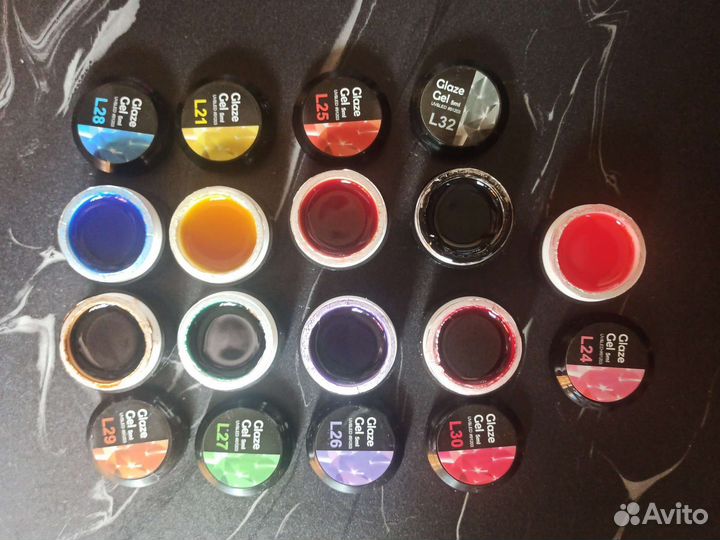 Гель цветной прозрачный